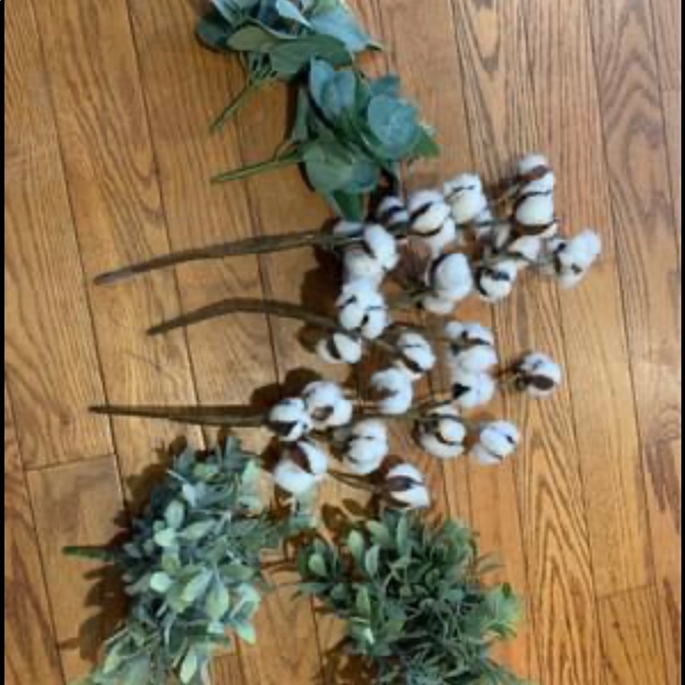 Farmhouse greenery decor